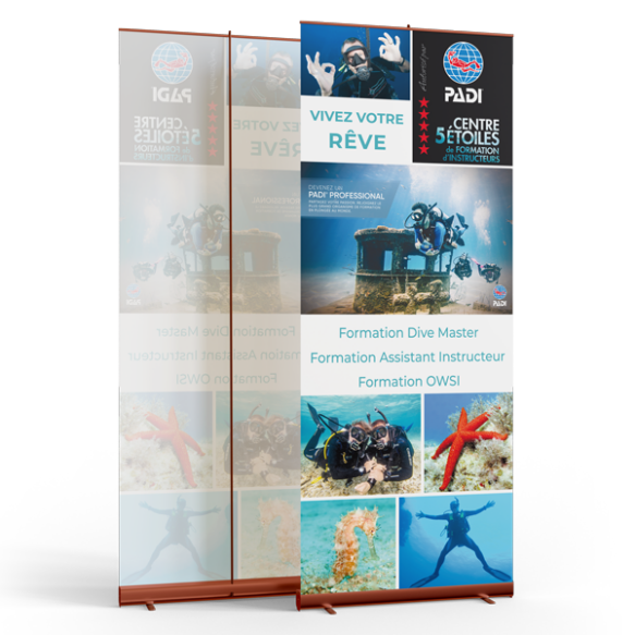 Roll-up Aquablue Rédéris Banyuls 